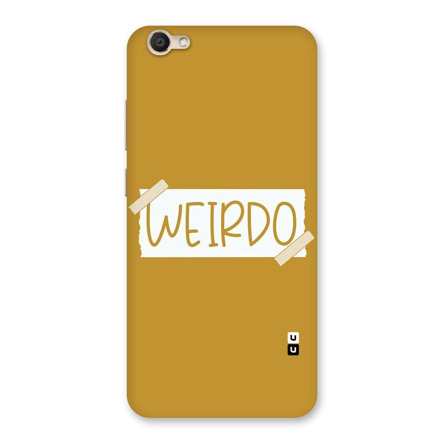 Simple Weirdo Back Case for Vivo V5