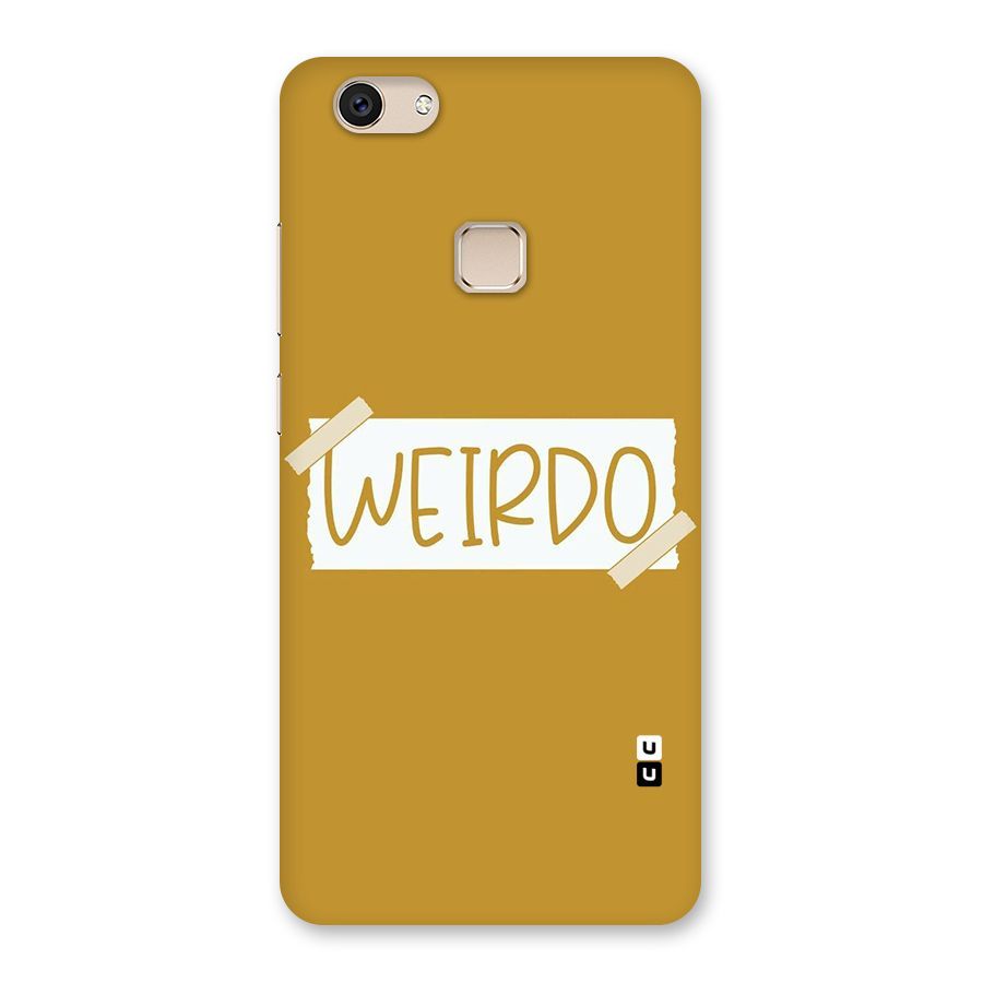 Simple Weirdo Back Case for Vivo V7