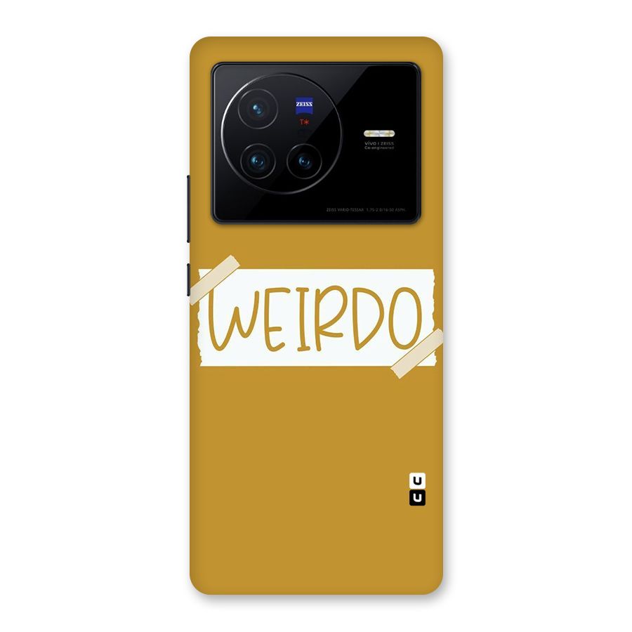Simple Weirdo Back Case for Vivo X80