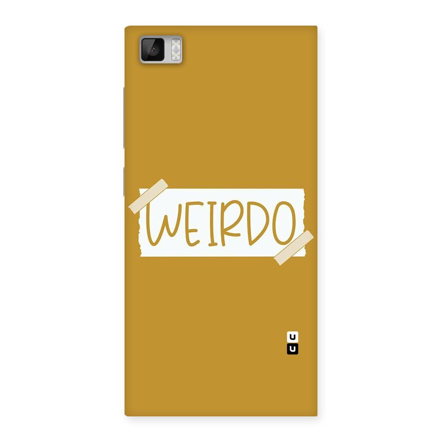 Simple Weirdo Back Case for Xiaomi Mi3