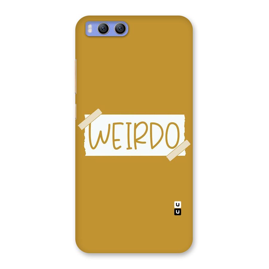 Simple Weirdo Back Case for Xiaomi Mi 6