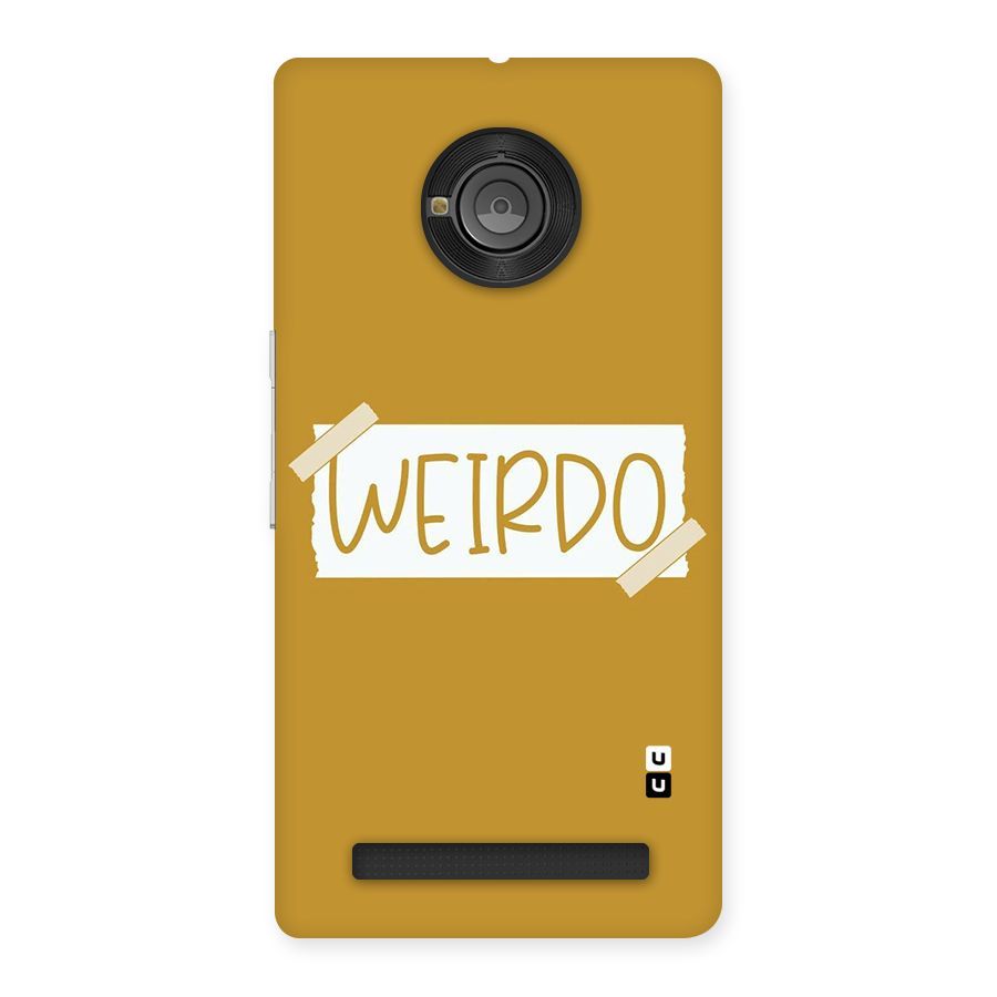 Simple Weirdo Back Case for Yu Yuphoria
