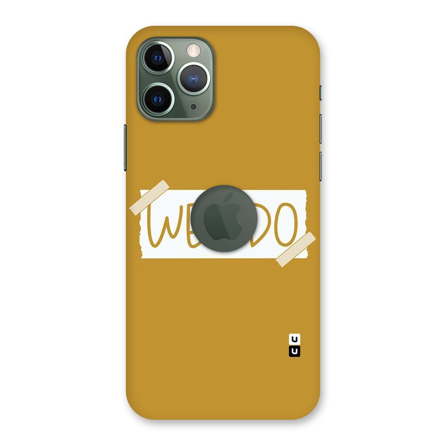 Simple Weirdo Back Case for iPhone 11 Pro Logo  Cut