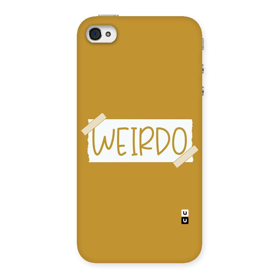 Simple Weirdo Back Case for iPhone 4 4s