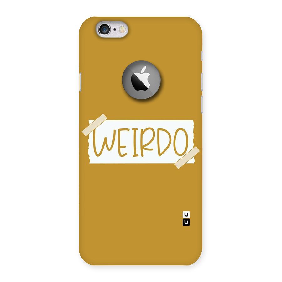 Simple Weirdo Back Case for iPhone 6 Logo Cut