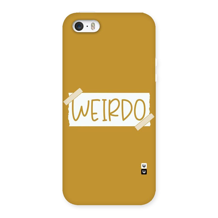 Simple Weirdo Back Case for iPhone SE