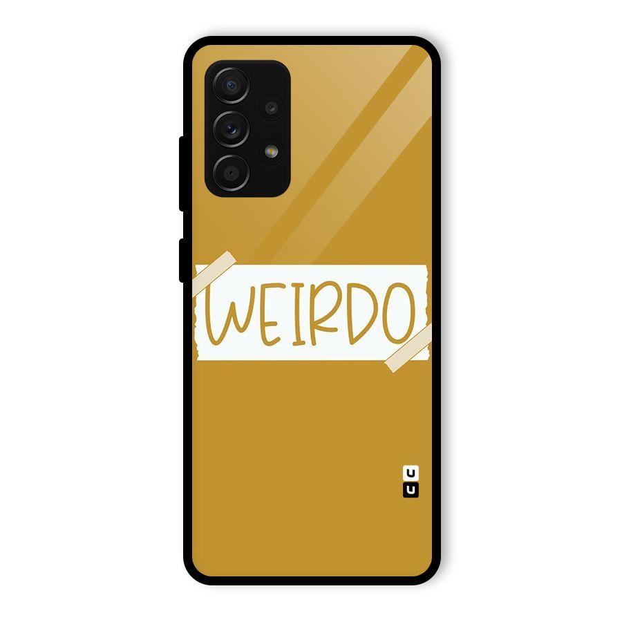 Simple Weirdo Glass Back Case for Galaxy A53 5G