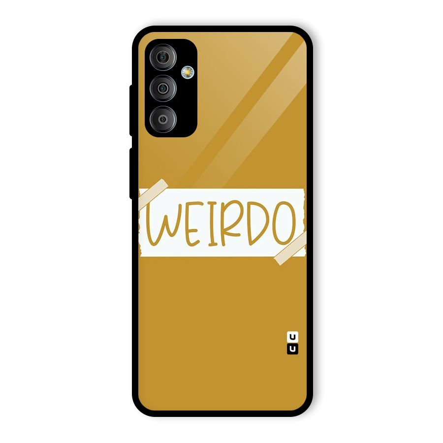Simple Weirdo Glass Back Case for Galaxy F23