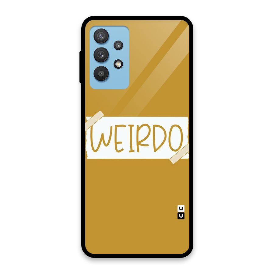 Simple Weirdo Glass Back Case for Galaxy M32 5G