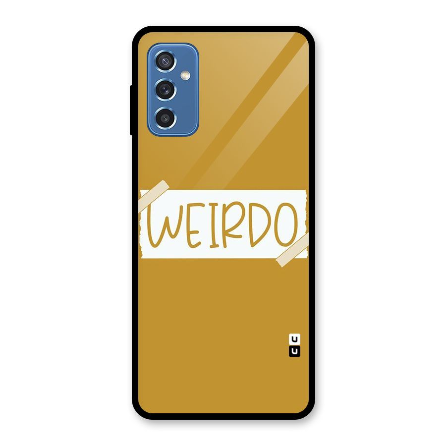 Simple Weirdo Glass Back Case for Galaxy M52 5G