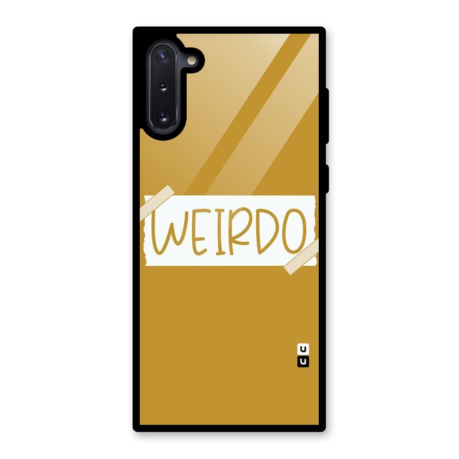 Simple Weirdo Glass Back Case for Galaxy Note 10