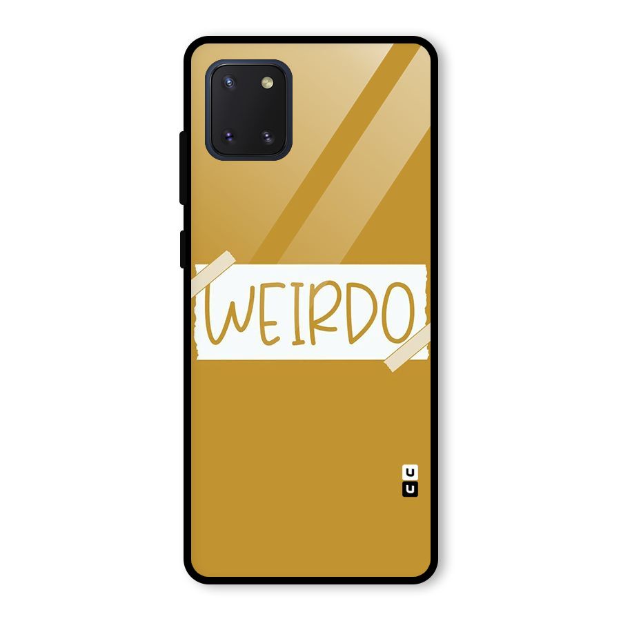 Simple Weirdo Glass Back Case for Galaxy Note 10 Lite