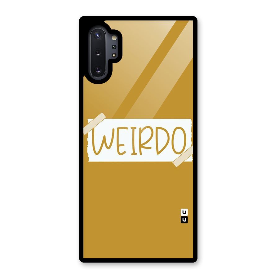 Simple Weirdo Glass Back Case for Galaxy Note 10 Plus