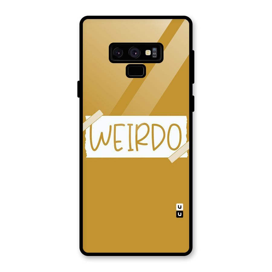 Simple Weirdo Glass Back Case for Galaxy Note 9