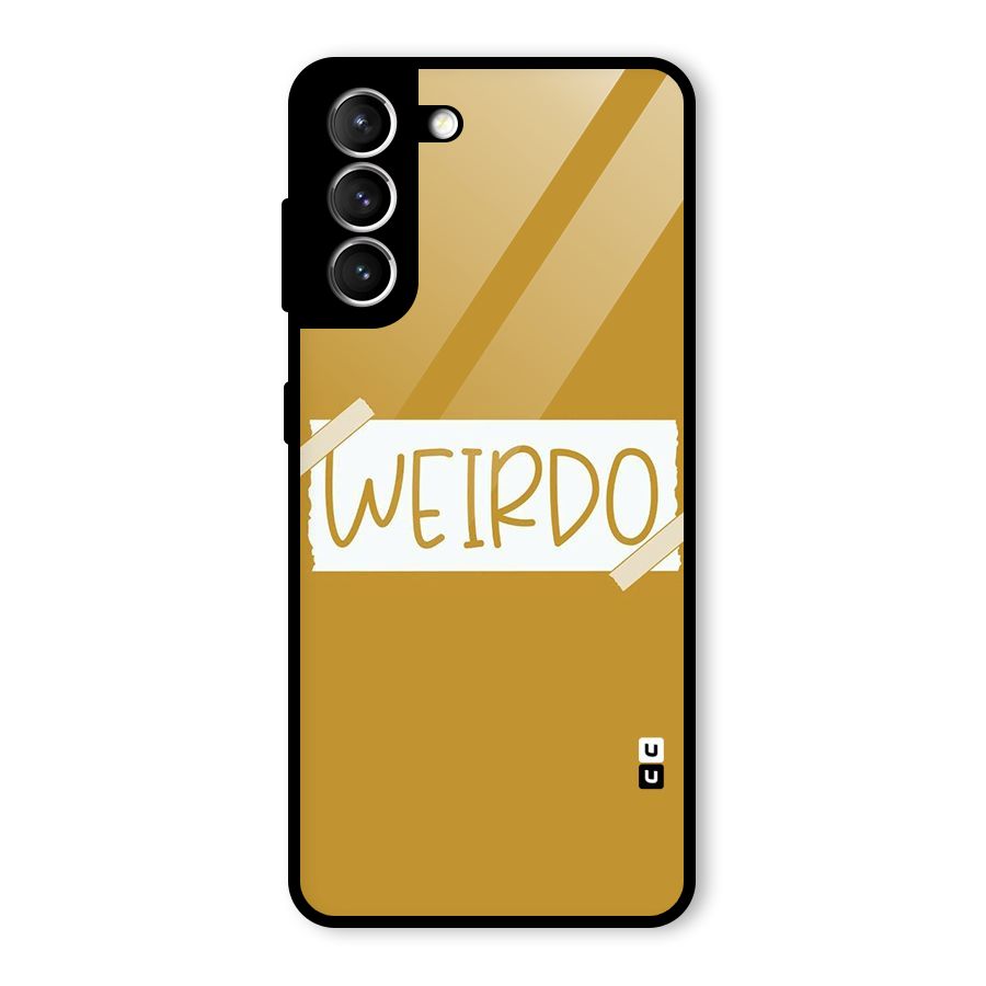 Simple Weirdo Glass Back Case for Galaxy S21 5G