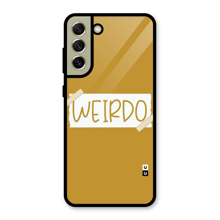 Simple Weirdo Glass Back Case for Galaxy S21 FE 5G