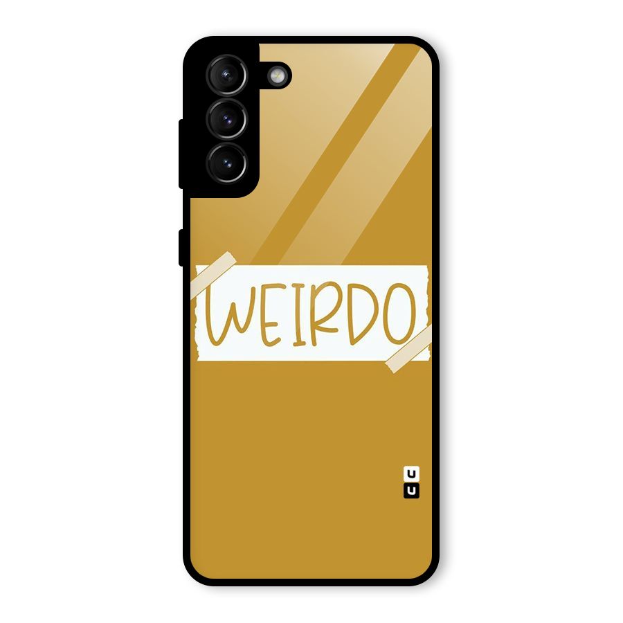 Simple Weirdo Glass Back Case for Galaxy S21 Plus