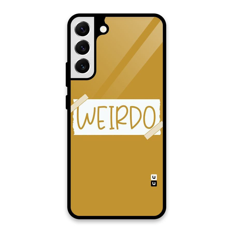 Simple Weirdo Glass Back Case for Galaxy S22 Plus 5G
