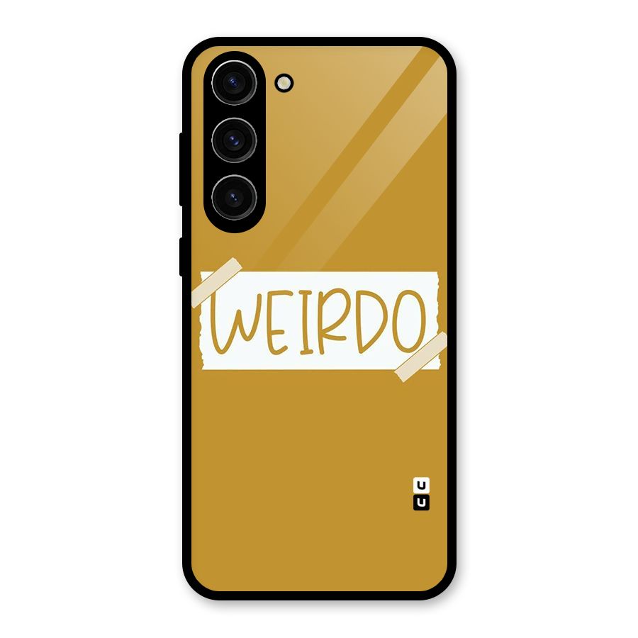 Simple Weirdo Glass Back Case for Galaxy S23 Plus