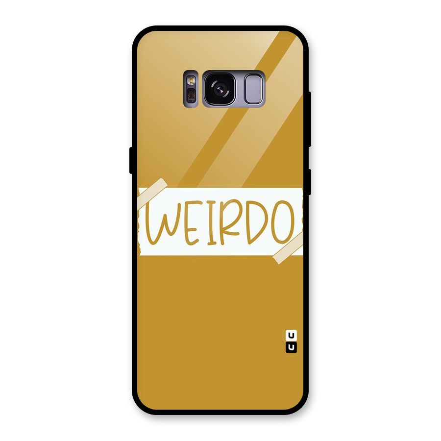 Simple Weirdo Glass Back Case for Galaxy S8