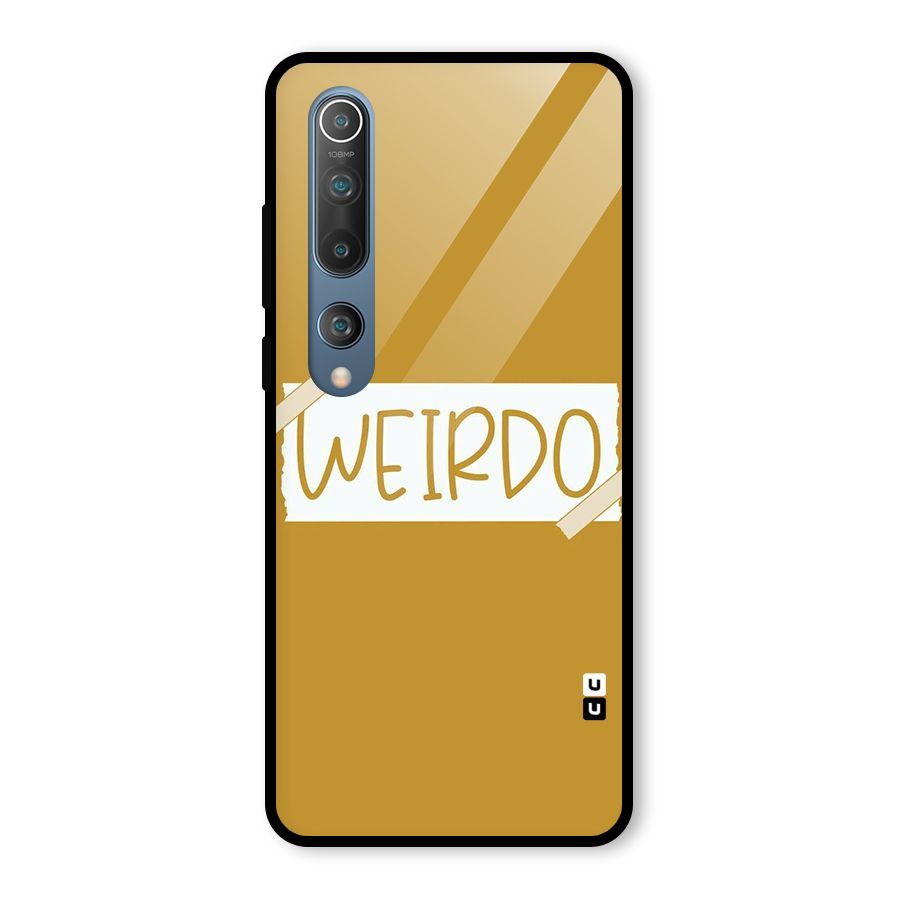 Simple Weirdo Glass Back Case for Mi 10
