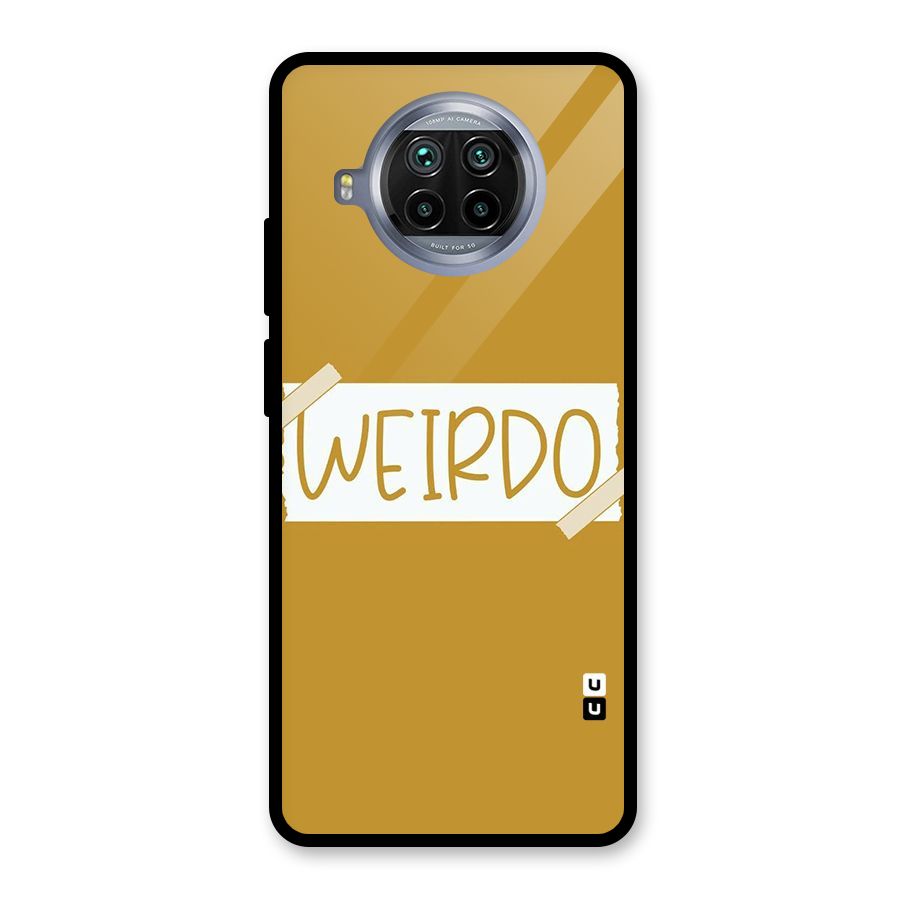 Simple Weirdo Glass Back Case for Mi 10i