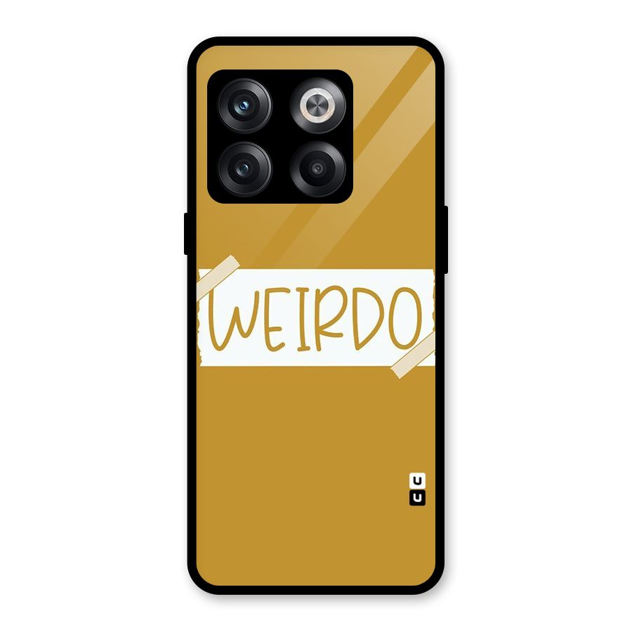 Simple Weirdo Glass Back Case for OnePlus 10T