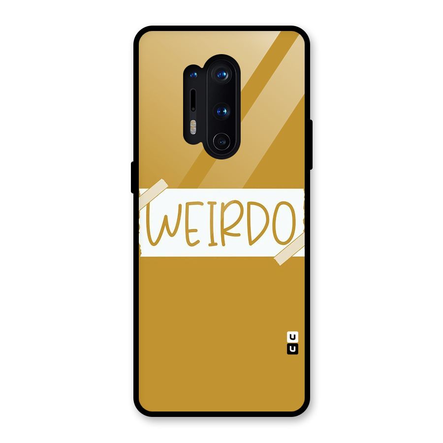 Simple Weirdo Glass Back Case for OnePlus 8 Pro