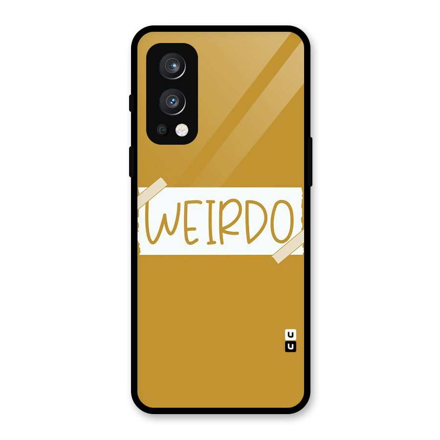 Simple Weirdo Glass Back Case for OnePlus Nord 2 5G