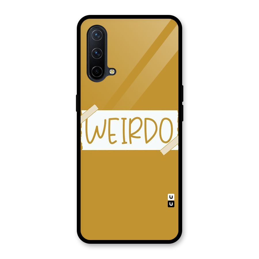 Simple Weirdo Glass Back Case for OnePlus Nord CE 5G