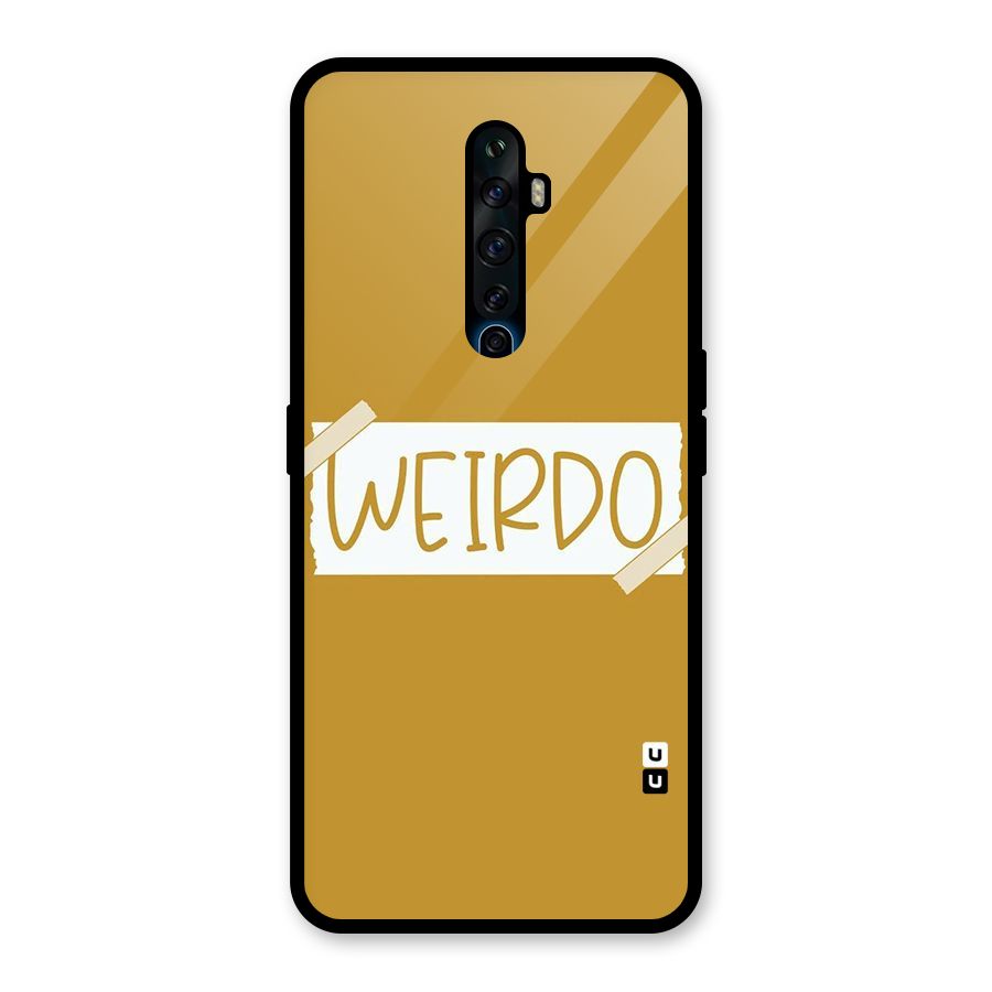 Simple Weirdo Glass Back Case for Oppo Reno2 Z