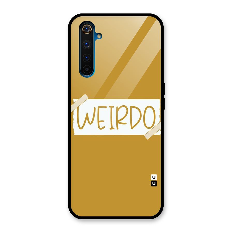 Simple Weirdo Glass Back Case for Realme 6 Pro