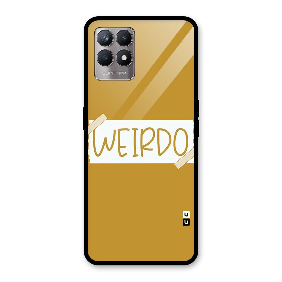 Simple Weirdo Glass Back Case for Realme Narzo 50