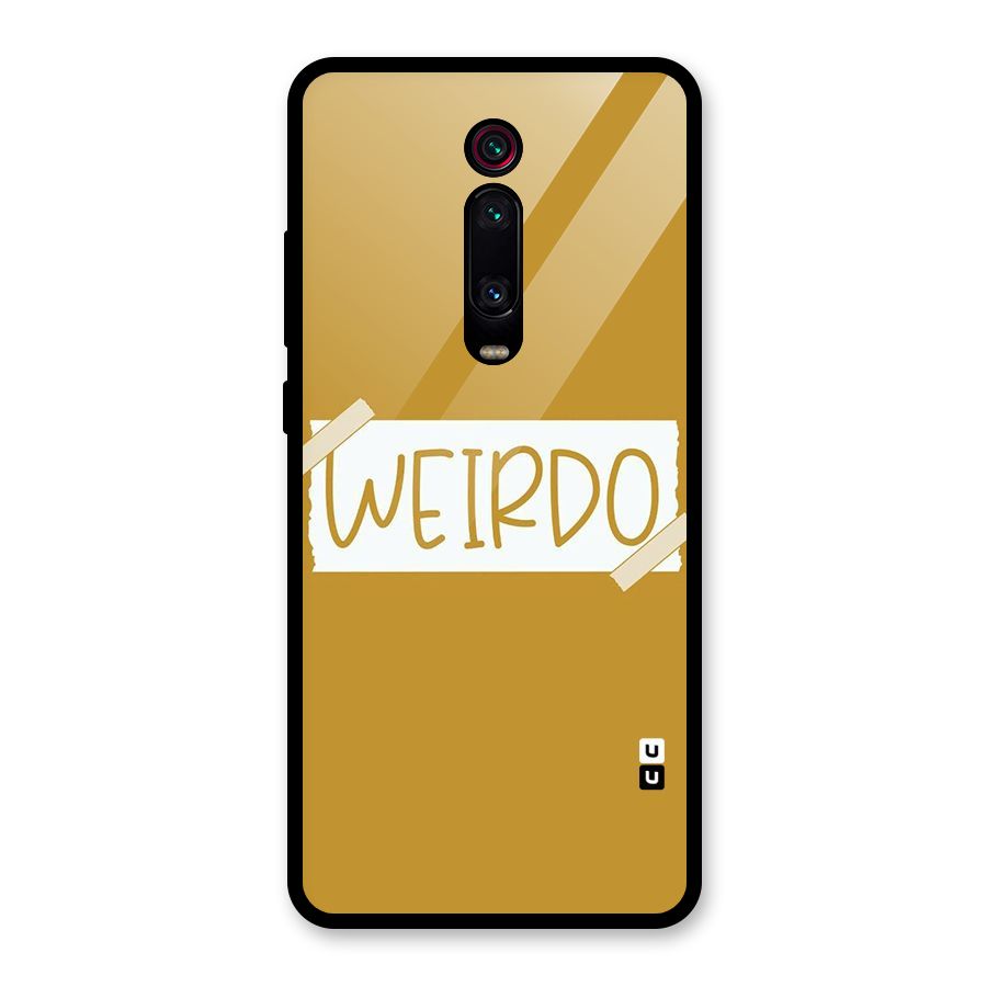 Simple Weirdo Glass Back Case for Redmi K20 Pro