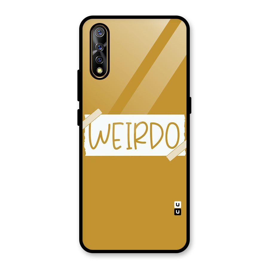 Simple Weirdo Glass Back Case for Vivo S1