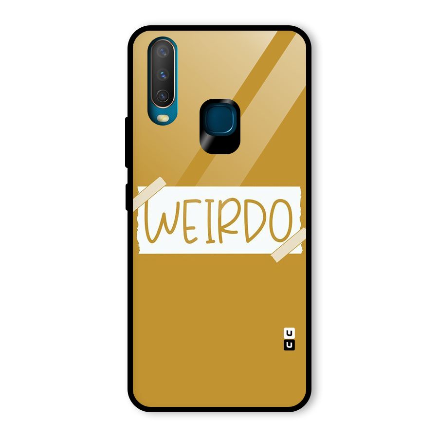 Simple Weirdo Glass Back Case for Vivo U10