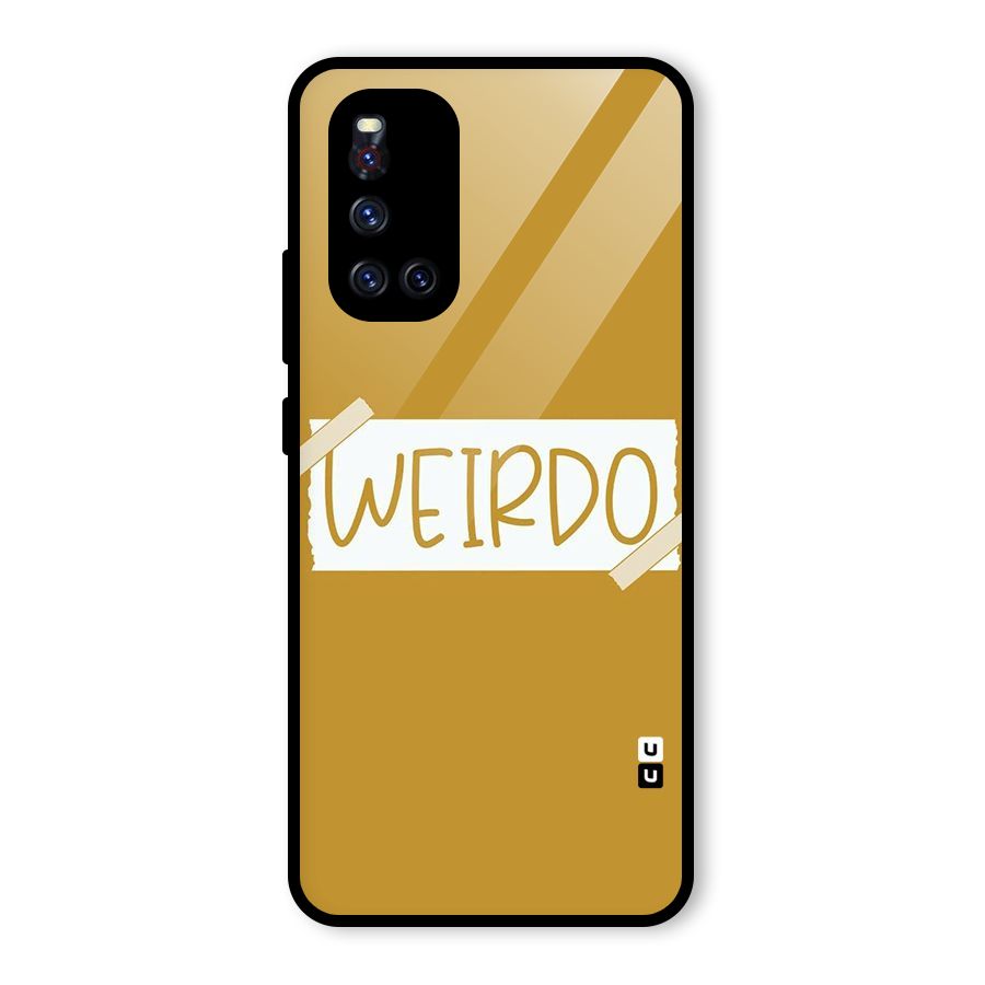 Simple Weirdo Glass Back Case for Vivo V19