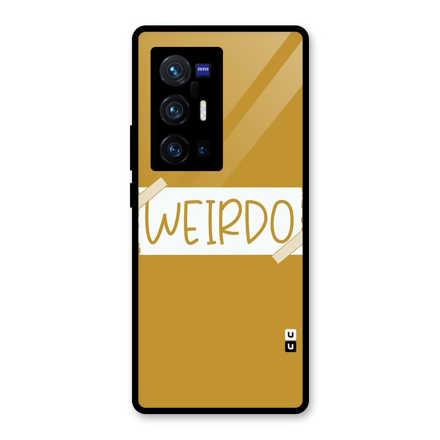 Simple Weirdo Glass Back Case for Vivo X70 Pro Plus