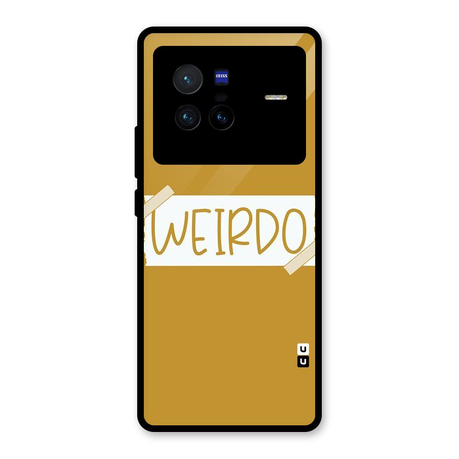 Simple Weirdo Glass Back Case for Vivo X80