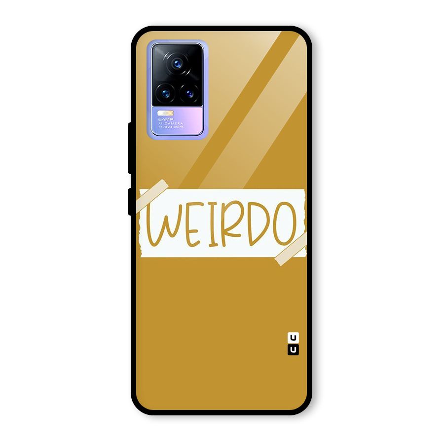 Simple Weirdo Glass Back Case for Vivo Y73