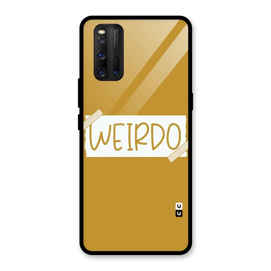 Simple Weirdo Glass Back Case for Vivo iQOO 3