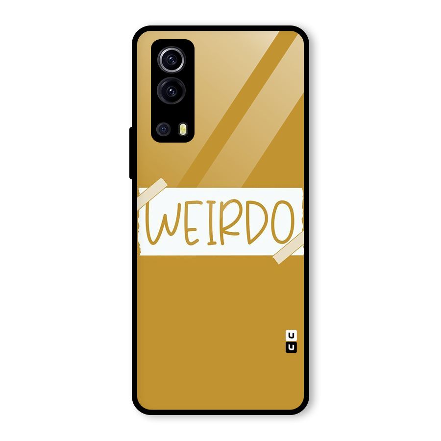 Simple Weirdo Glass Back Case for Vivo iQOO Z3
