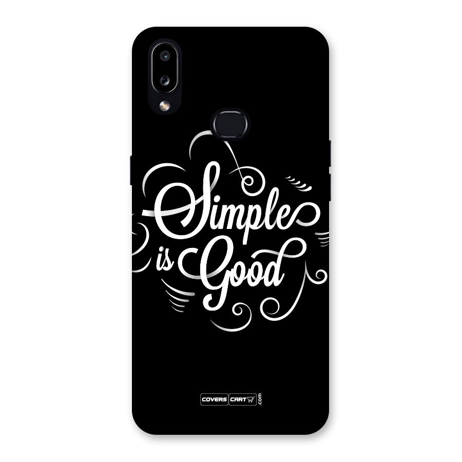 Simple is Good Back Case for Galaxy A10s