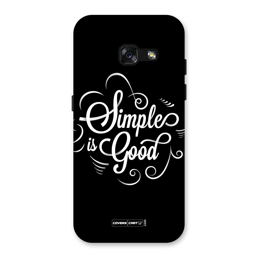 Simple is Good Back Case for Galaxy A3 (2017)