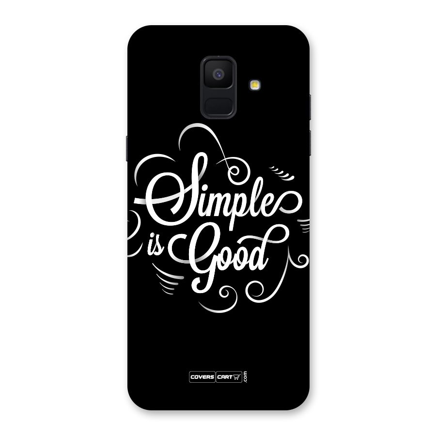 Simple is Good Back Case for Galaxy A6 (2018)