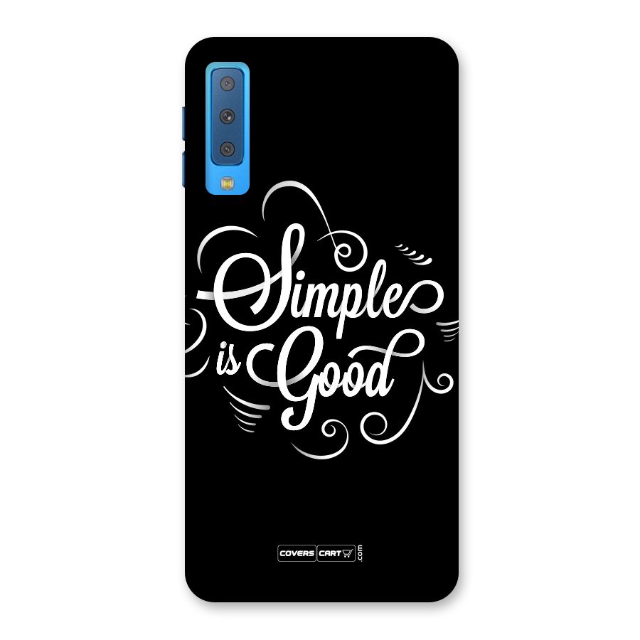 Simple is Good Back Case for Galaxy A7 (2018)