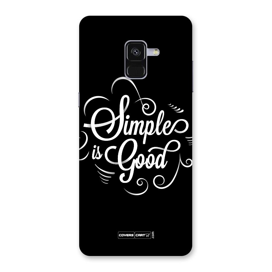 Simple is Good Back Case for Galaxy A8 Plus