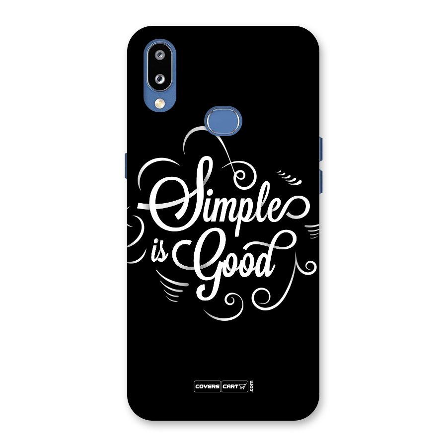 Simple is Good Back Case for Galaxy M01s