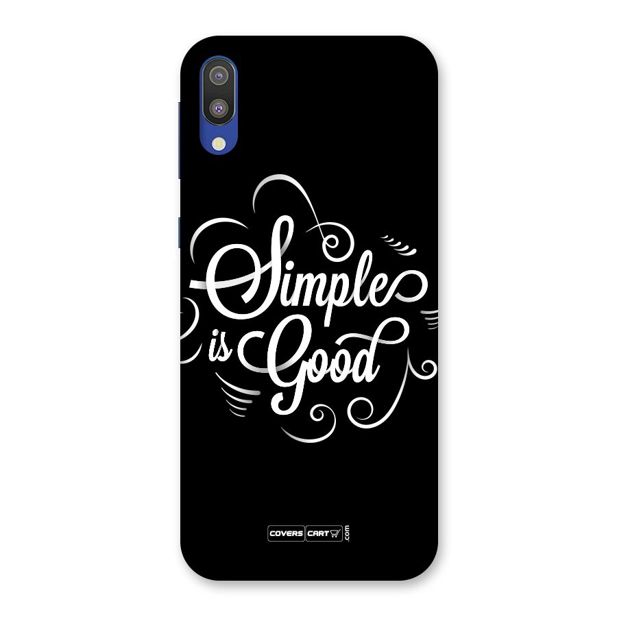 Simple is Good Back Case for Galaxy M10