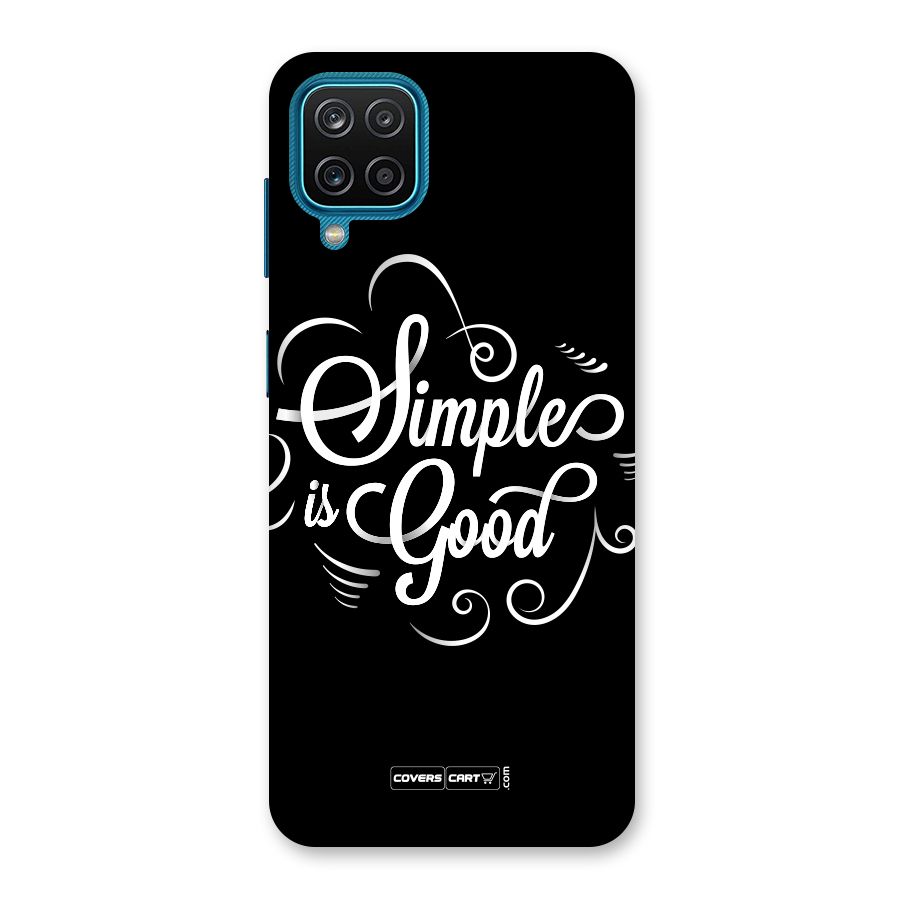 Simple is Good Back Case for Galaxy M12